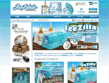 Tablet Screenshot of iceholeproducts.com